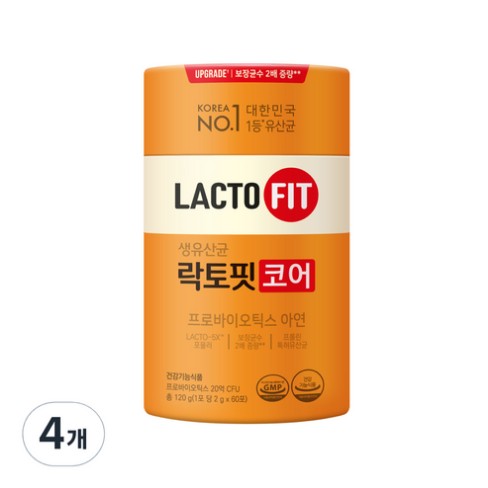 鍾根堂 生乳酸菌コア 1通（2ヶ月分） 生乳酸菌 120g x 4個 [韓国Big人気]