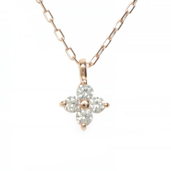 正規紙袋＆箱付 ネックレス ペンダント レディース 4度 フラワーモチーフ プレゼント アクセサリー