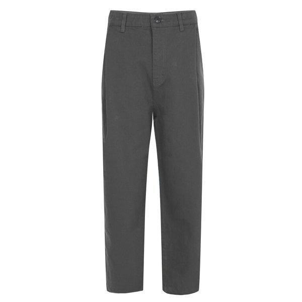 メンズ春秋ピンタックスリムフィットダーツコットンパンツNE-PTA-Q002-チャコール