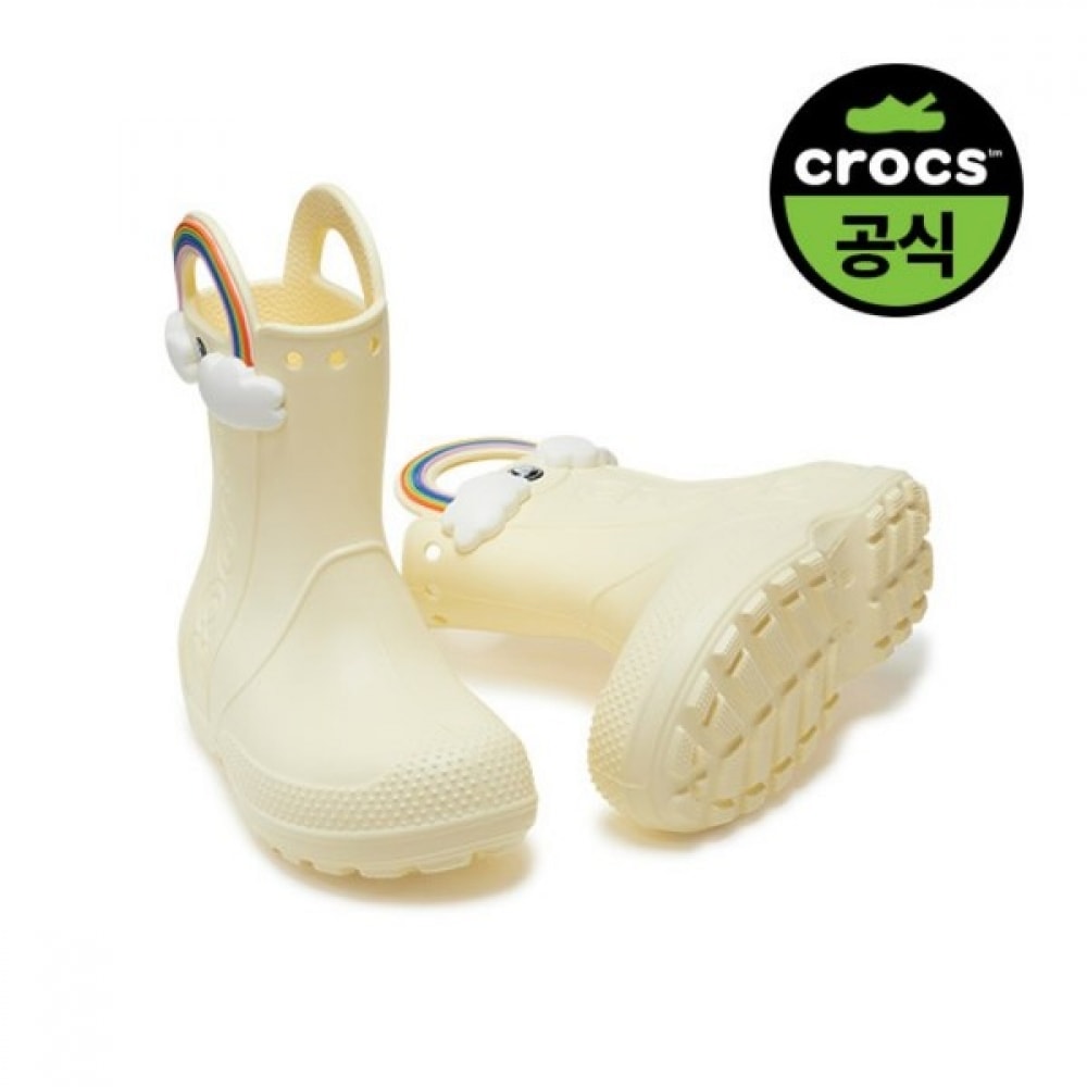 (クロックスシューズ) クロックス公式幼児用ハンドルイットレインボーブーツ BC (25SKBT211118)