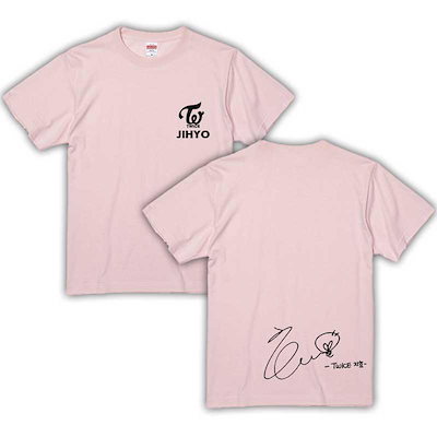 TWICE　ジヒョ　Tシャツ T-SHIRT〈BLACK〉【L】/ JIHYO / TWICE『THIS IS FOR』 – JYP