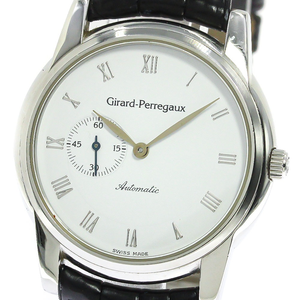 訳あり ジラールペルゴ GIRARD-PERREGAUX 9050 フラットウォッチ スモールセコンド 自動巻き メンズ _779053【中古】 77,000円