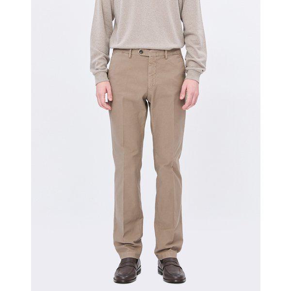[24FW] [定番商品] ベージュ無地コットン混紡パンツ WMPA4D022I2 17,507円