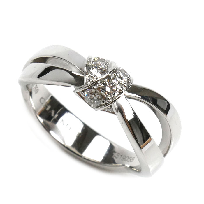 Chaumet ショーメ K18WG ホワイトゴールド リアン セデュクシオン ダイヤ リング・指輪 083053 ダイヤモンド 11号 51 5.6g レディース 中古 美品 148,500円