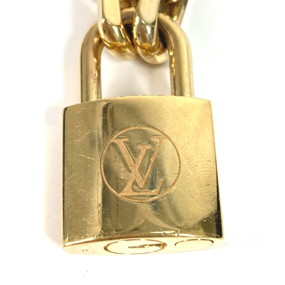 LOUIS VUITTON コリエ LVエッジ カデナ ネックレス 南京錠 LOUIS VUITTON コリエ LVエッジ カデナ ネックレス 南京錠