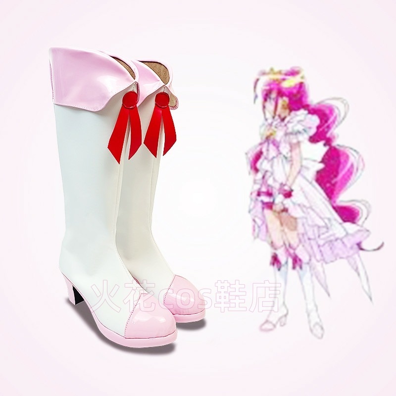 コスプレ靴ブーツ プリキュアスマイル星空みゆき 星空みゆきコス靴カスタムオーダーメイド