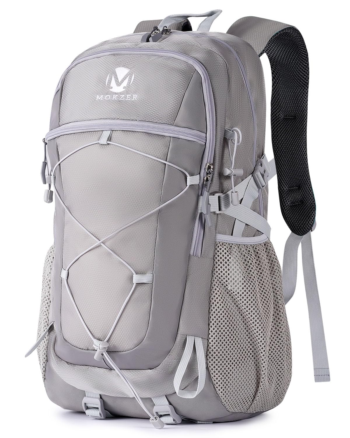 [mokzer] 登山リュック アウトドアリュックサック 40L ハイキングバックパック 大容量 防水 多機能 耐久性 超軽量 収納性 キャンプ 軽登山や1泊程度の旅行 通勤 小旅行用 グレー 5,261円
