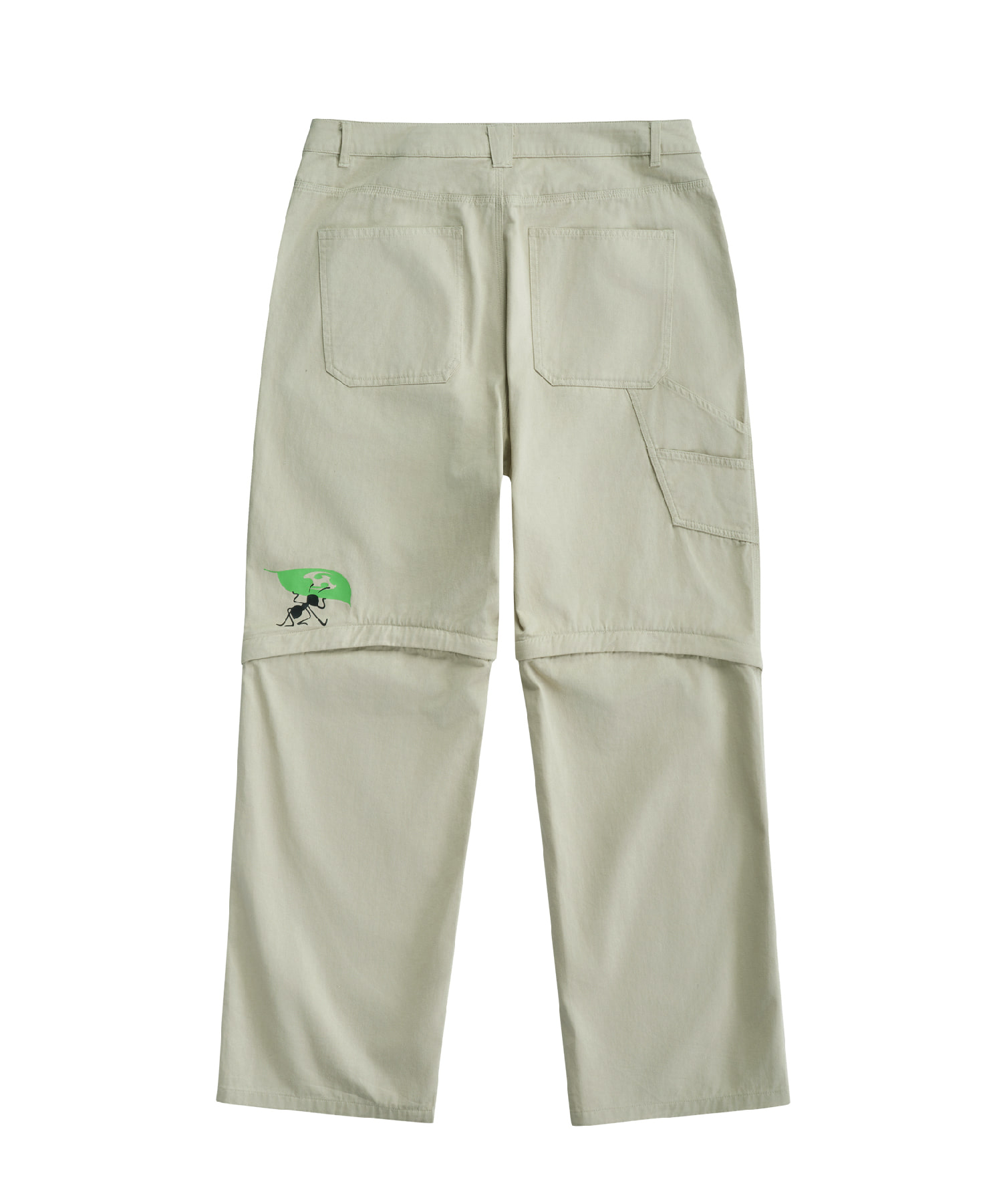 SANSANGEAR】 COVERING POCKET PANTS V2 : DARK BROWN ロングパンツ