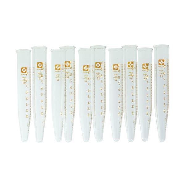 [柴田科学]遠心沈殿管 円錐形 目盛付 10mL[10個]
