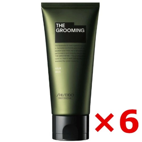 【送料無料】資生堂 シセイドウ ／ MEN ／ザ・グルーミング ワックス 80g 【6個セット】／ サロン専売品 ／ スタイリング