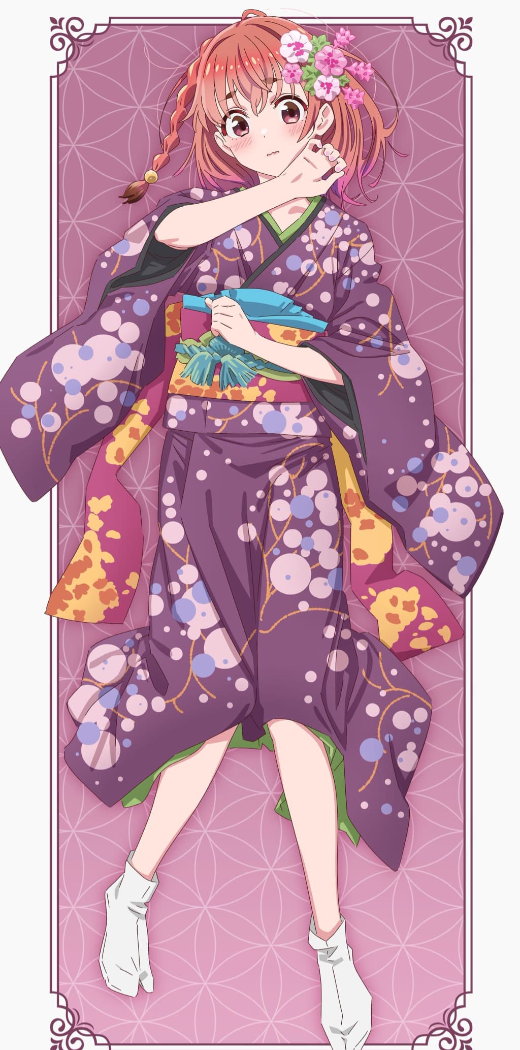 【新品/公式】 彼女お借りします 第3期_【描き下ろし】BIGタペストリー 桜沢墨(着物Ver.) 公式グッズ