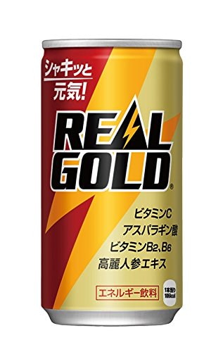 他サイト： 【コカコーラ社直送】【ケース販売】リアルゴールド 190ml缶 1ケース(30本)【4902102061636】の商品画像