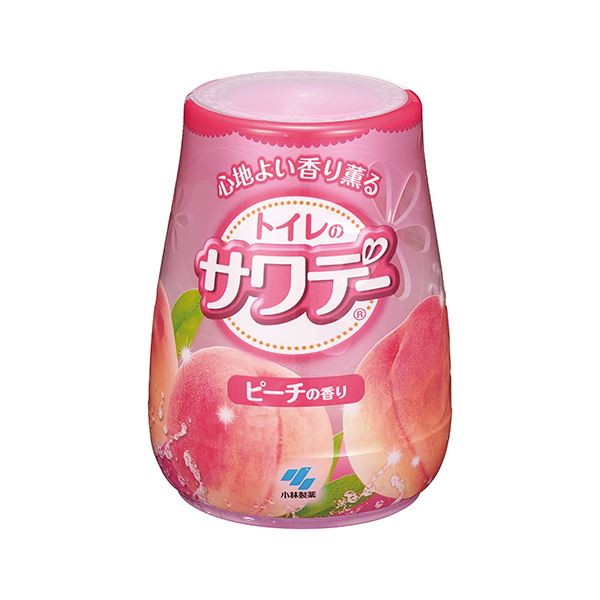 （まとめ）小林製薬 サワデー気分はじけるピーチの香り 本体 140g 1個[x10セット]