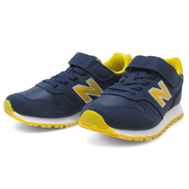 ニューバランス new balance YV373 VJ2/NAVY ベルクロスニーカー キッズ 運動 通園 通学
