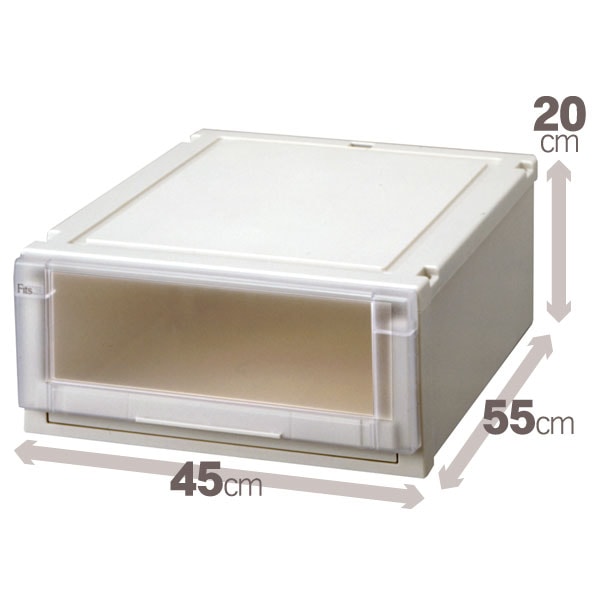 天馬 4520-2P/CAP(UNIT55) 【2個セット】フィッツユニットケース（4520×2個セット・カプチーノ） 45202PCAPUNIT55