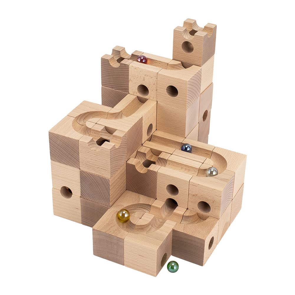 スタンダード50 Cuboro Standard 50 50キューブ 大容量セット 204 玉の道 玉の塔 キッズ 木のおもちゃ 積み木 クボロ社 ブロック St 25092