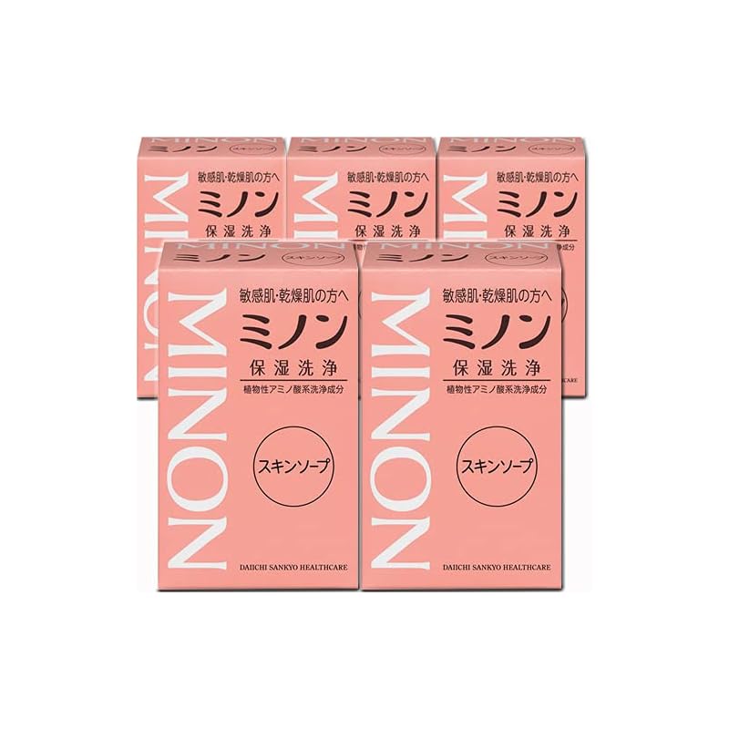 【第一三共ヘルスケア】ミノン スキンソープ ８０ｇ ×５個セット