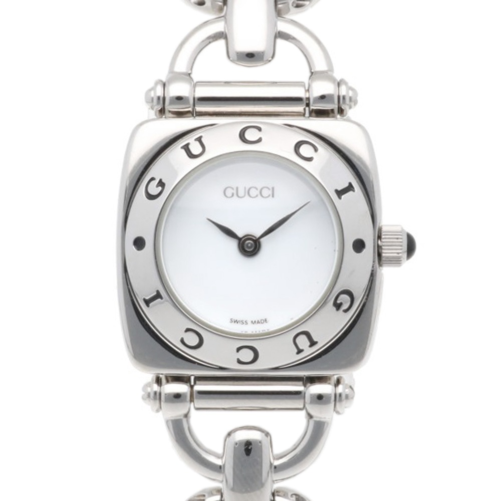 グッチ ホースビット 腕時計 ステンレススチール クオーツ 1年保証 GUCCI 中古