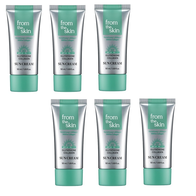 韓国 グルタチオン コラーゲン サンクリーム 50mlx6 10,446円