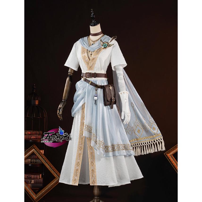 【予約商品】2026新作 Insでも話題に 江南猫次　第五人格　IdentityV　コスプレ　占い師　ホワイト　衣装
