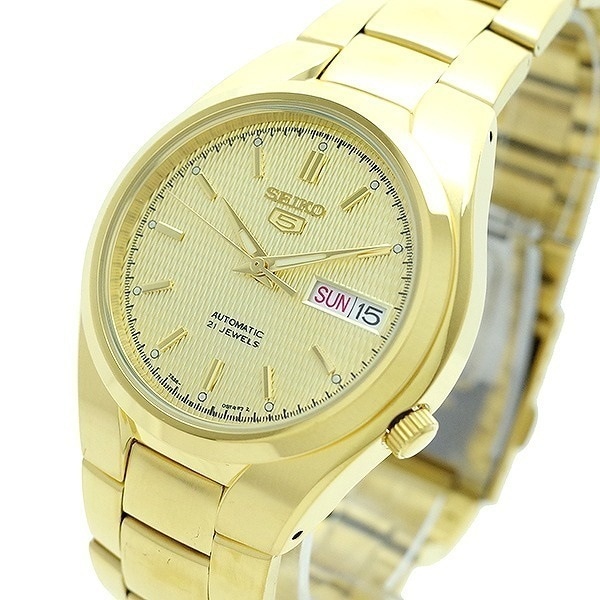 腕時計 メンズ SNK610K1 SEIKO5 自動巻き ゴールド