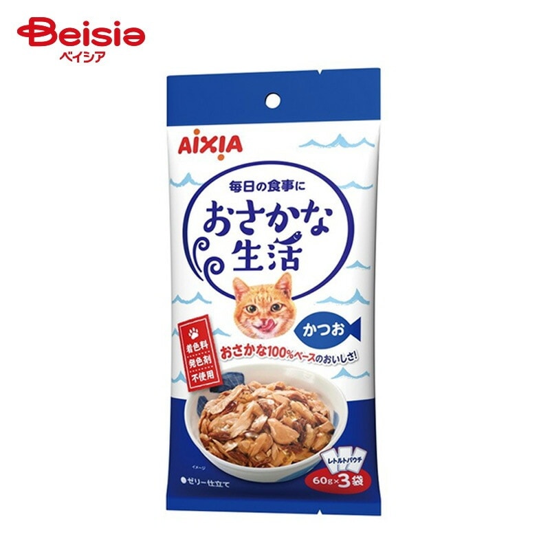 アイシア おさかな生活 かつお 180g×24個 ペット