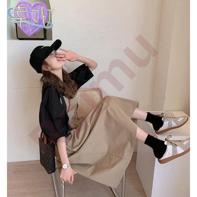 セットアップ ジャンパースカート Tシャツ カットソー 半袖 レディース 夏 ワンピース サロペット シャツ スカート 大きいサイズ カジュアル