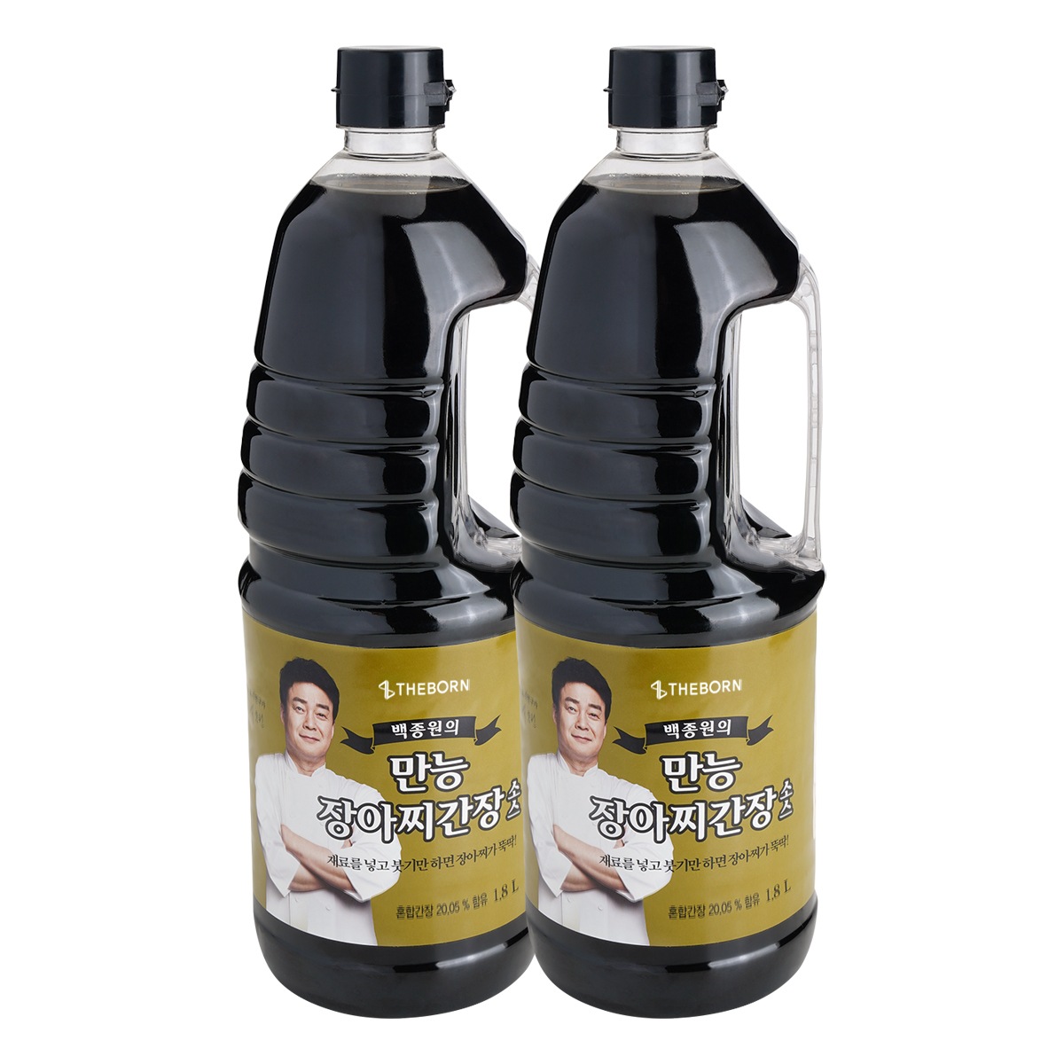 韓国-KMEAL-ペクジョンウォンの万能漬物醤油ソース1.8Lx2