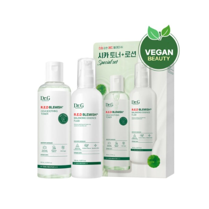 レッド ブレミッシュ シカ スージング トナー 200ml + エッセンス フルイド 150ml セット