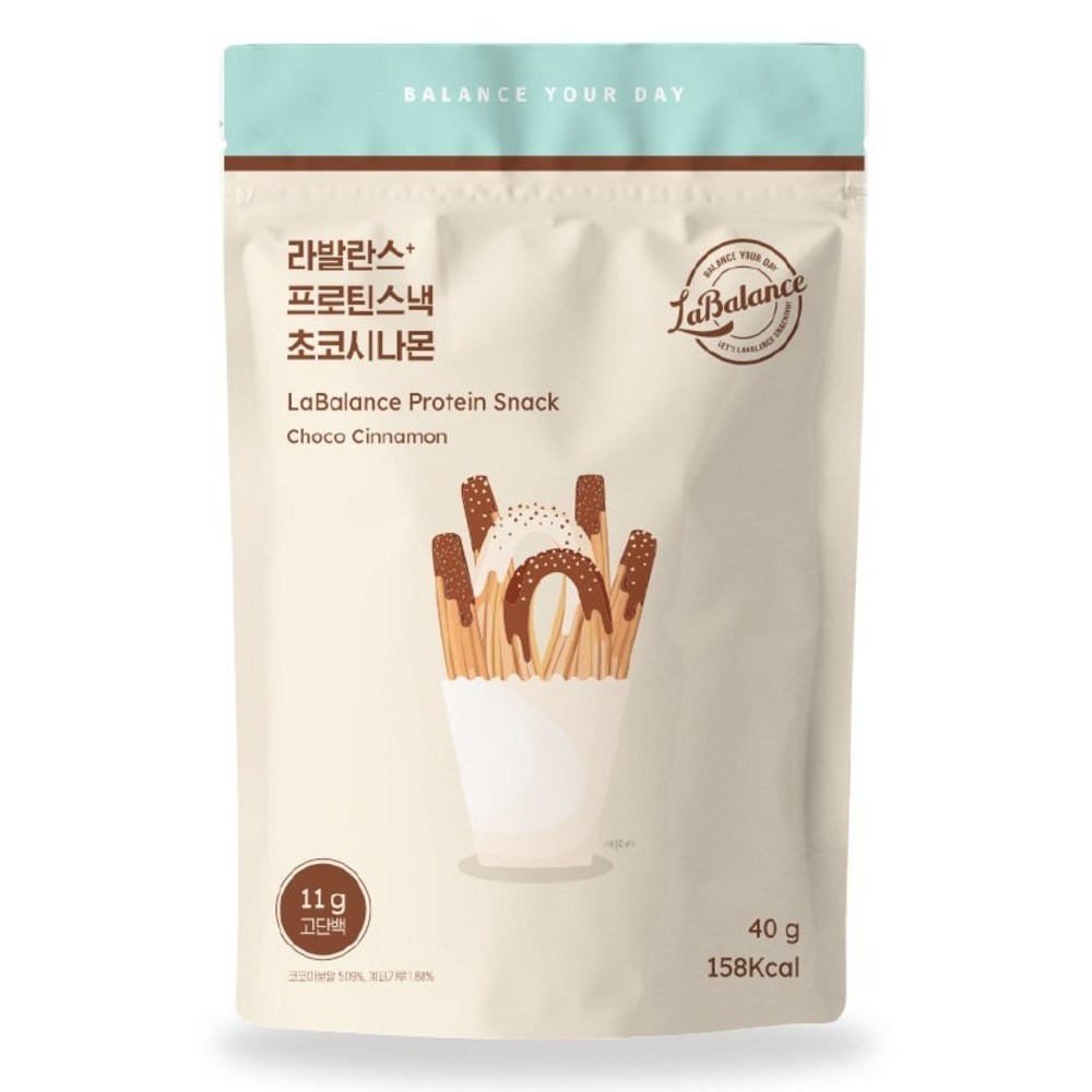 プロテインスナックチョコシナモン高タンパク質スナック菓子40gx5p