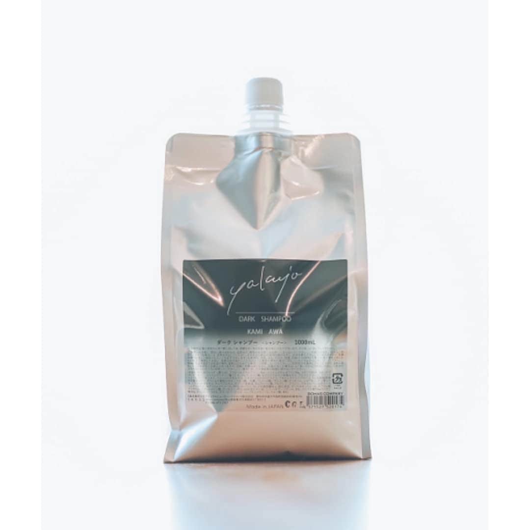 ヤクジョ ダークシャンプー シャンプー リフィル KAMI AWA 1000ml ボトル 薄毛白髪ケア 頭皮ケア ダークニル 正規販売店