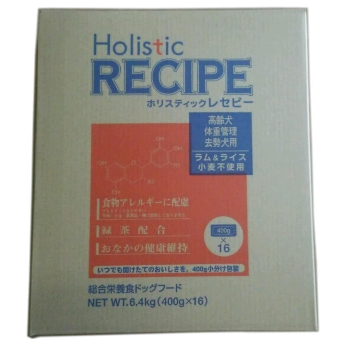 全国送料無料 ホリスティックレセピー 高齢犬用 シニア ラム＆ライス 6.4kg 6,650円