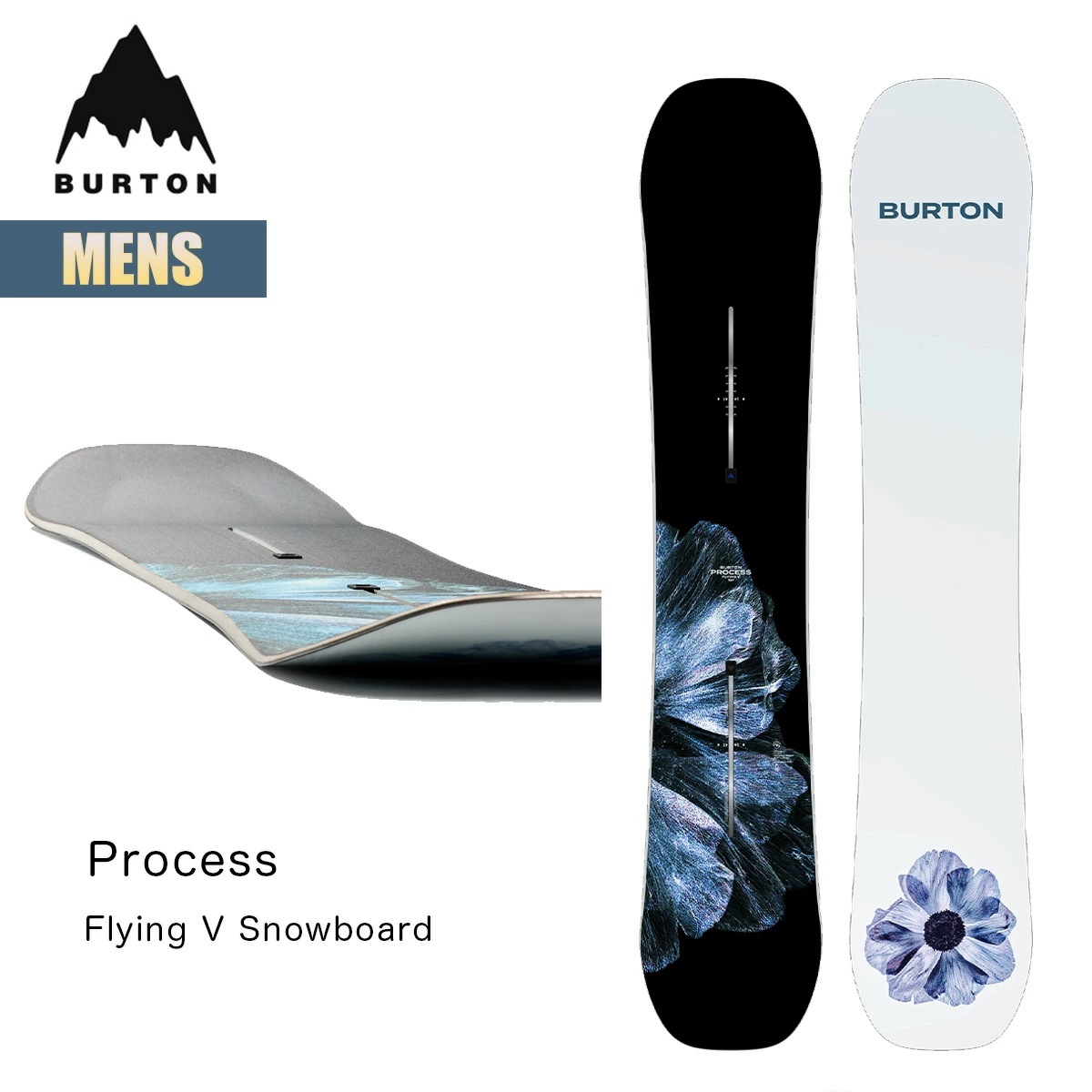 スノーボード 板 メンズ 25-26 プロセス フライングV W26JP-107121 Mens Process Flying V Snowboard 152 155 157 159