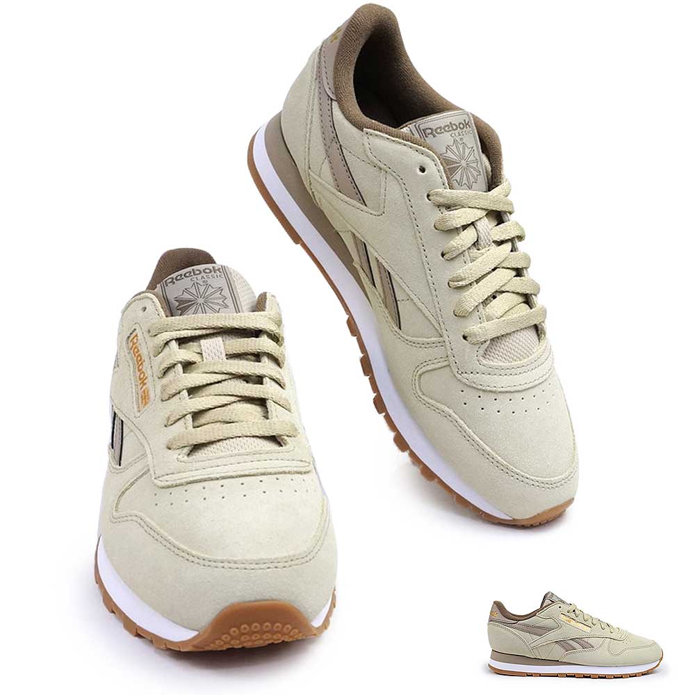 クラシックレザー メンズ スニーカー レディース レザー 定番 ナチュラル