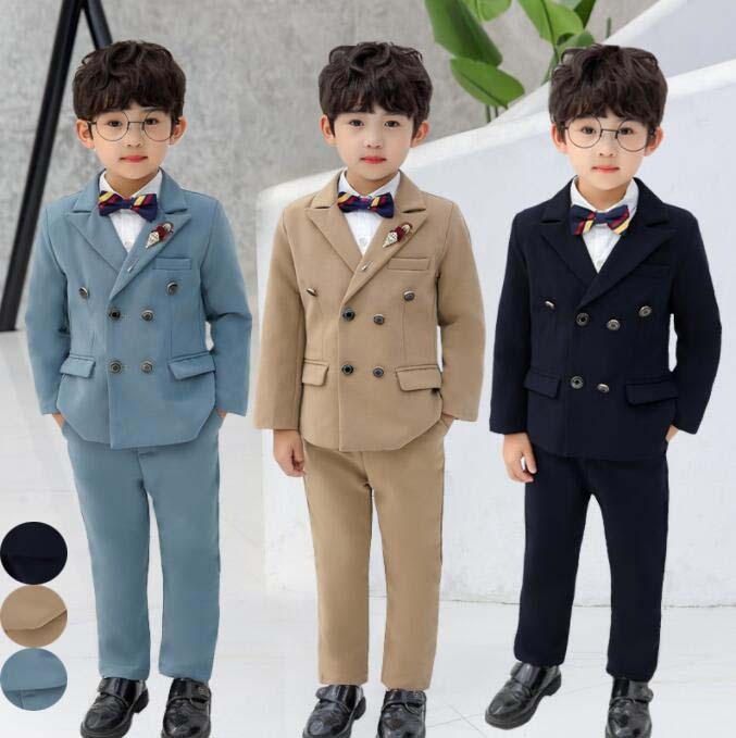 【最安値挑戦】子供スーツ 卒業式スーツ スーツセット 発表会スーツ 男の子スーツ キッズスーツ 子供服 セットアップ フォーマルスーツ 誕生日 結婚式スーツ 長袖 秋冬 タキシード ピアノ 日常 赤ち