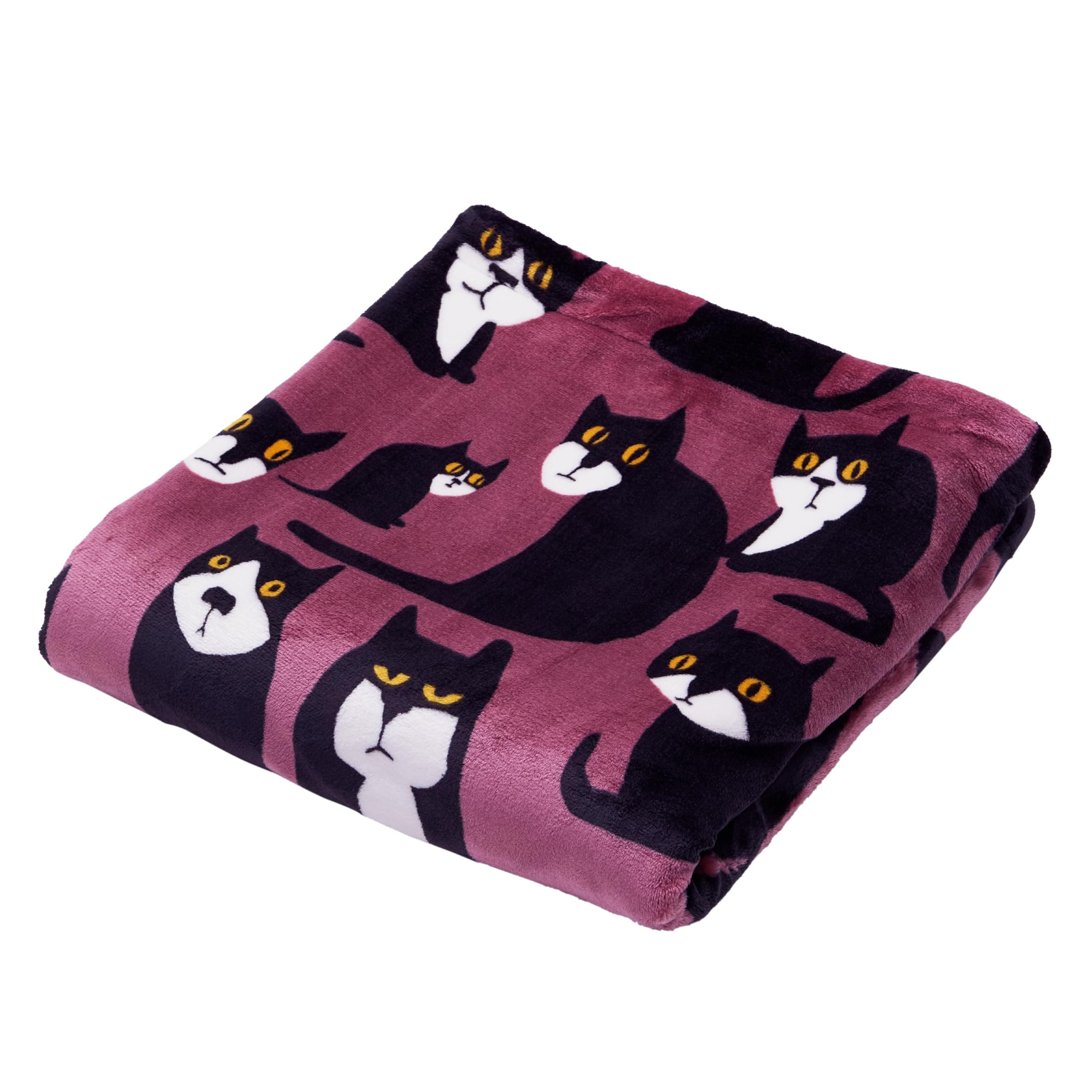 nishikawa 【 西川 】 フィンレイソン あったかハーフケット ひざ掛け 140×100cm 洗える スポット・ザ・ドッグ 2枚合わせ 冬 やわらか なめらか リバーシブル ワイン FQ756