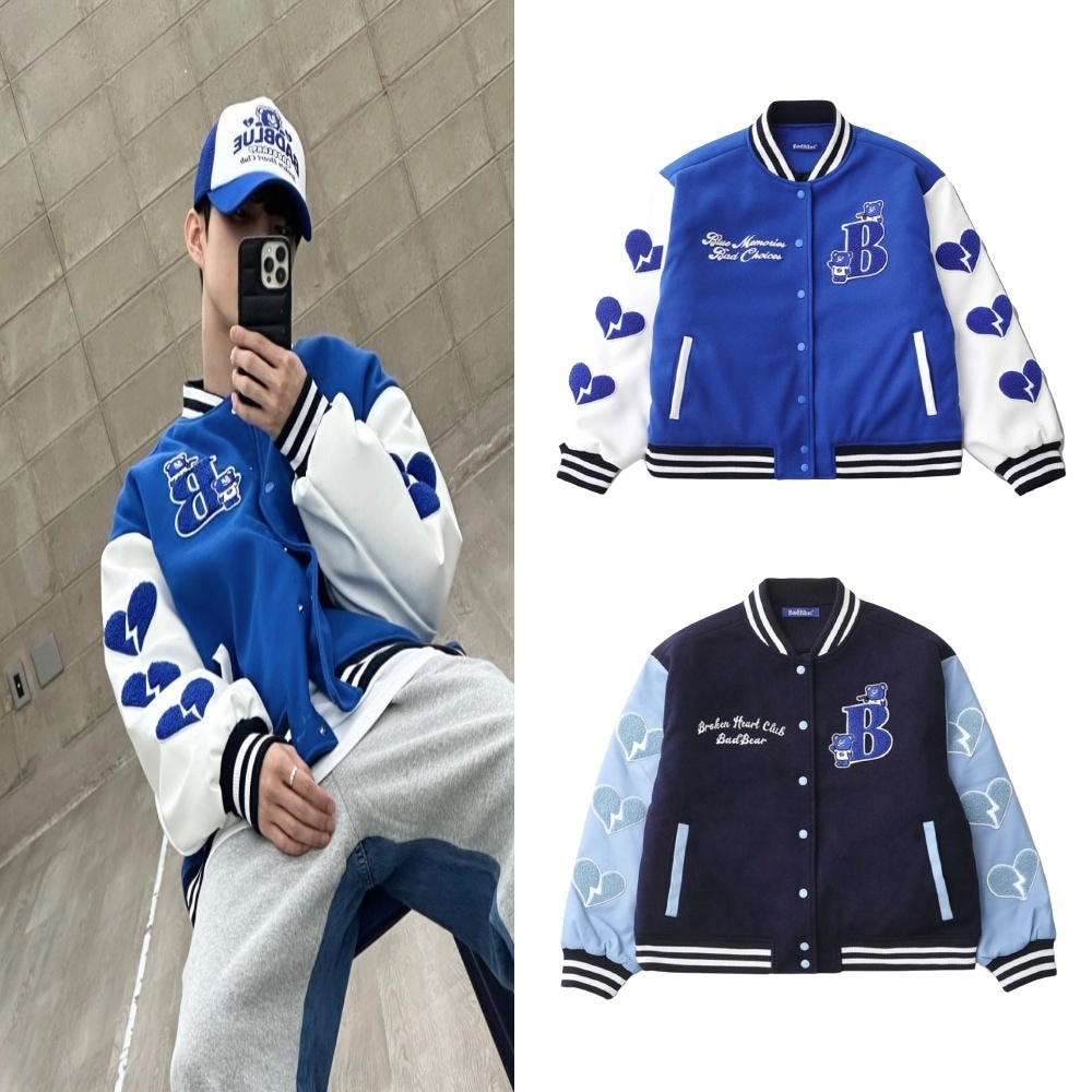 THE BOYZ 着用 BadBear Varsity Jacket [公式正規品]