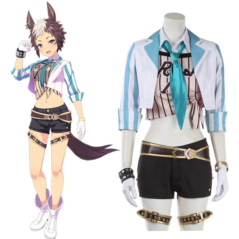 [今日は安い-出荷が早い]ウマ娘 プリティーダービー メジロライアン コスプレ衣装 コスチューム 仮装品質良い 店舗お勧め