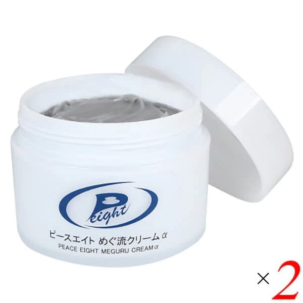 ピースエイトめぐ流クリームα 100g 2個セット