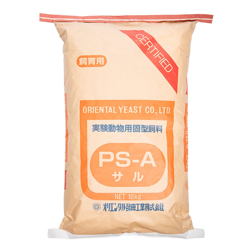 オリエンタル酵母　霊長類用フード　ＰＳ－Ａ　旧世界サル向け　１０ｋｇ　一般飼育繁殖用　サル用フード　ＣＲＣ50―75―15―00―00