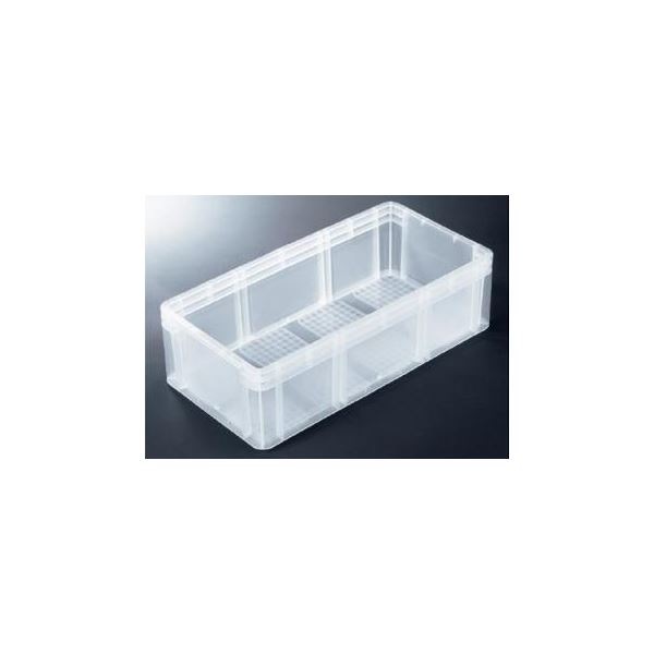 (5個セット) TP規格コンテナボックス (TP-362B 穴無し) 透明 相互モジュール嵌合可