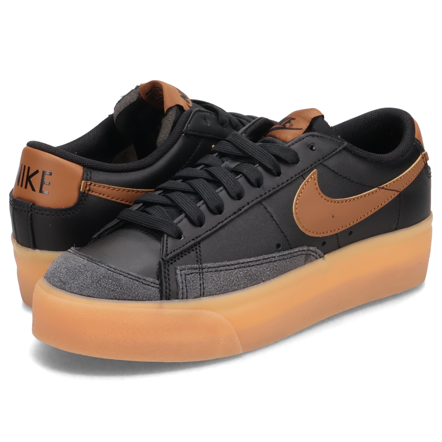 ブレーザー ロー プラットフォーム スニーカー レディース ブレイザー ブラック 黒 DJ0292-003