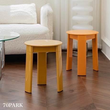 カラー ラウンド サイドテーブル スツール 全4色 チェア おしゃれ 韓国インテリア 韓国雑貨 韓国っぽ インテリア雑貨 韓国