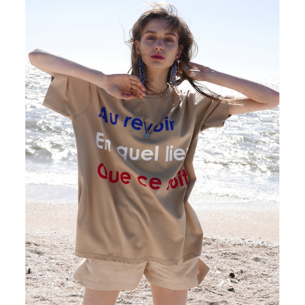 LARTIGENT LB AEQ Tシャツ(ベージュ)