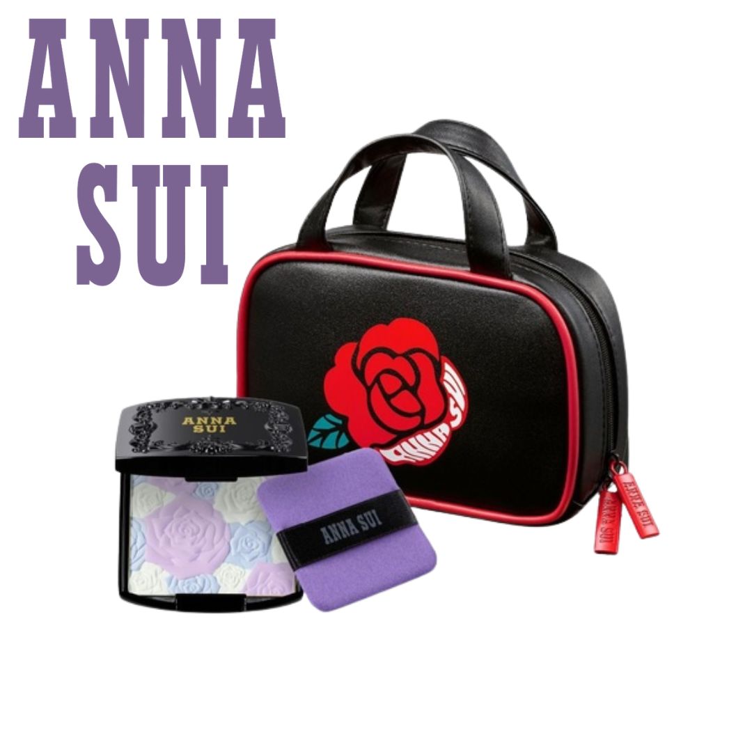 ローズ プレスト パウダー + コスメバックセット