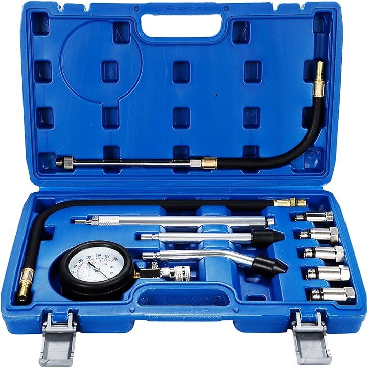 ガソリンエンジン用 コンプレッションゲージ セット 0-300PSI 車 バイク コンプレッションテスター 燃圧計 圧力計 圧縮テスター
