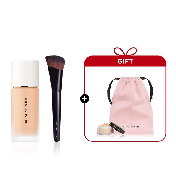 リアルフローレス ファンデーション+ブラシセット(A)