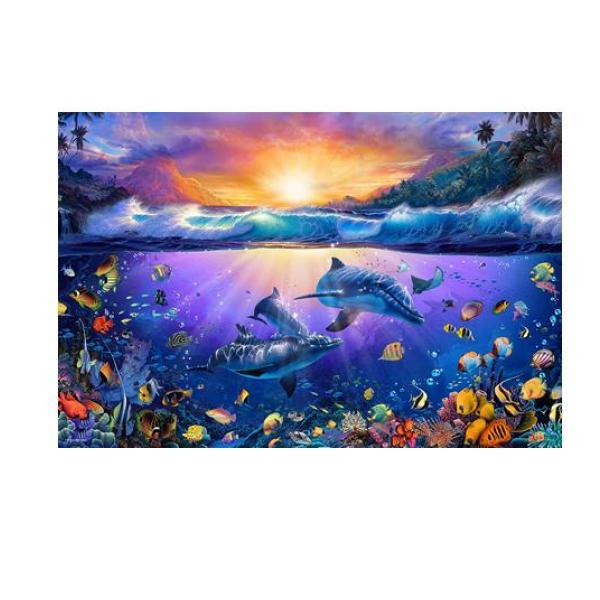 やのまん1000ピースジグソーパズル 10-1449 ラッセン トワイライトインパラダイスII 50× 75cm