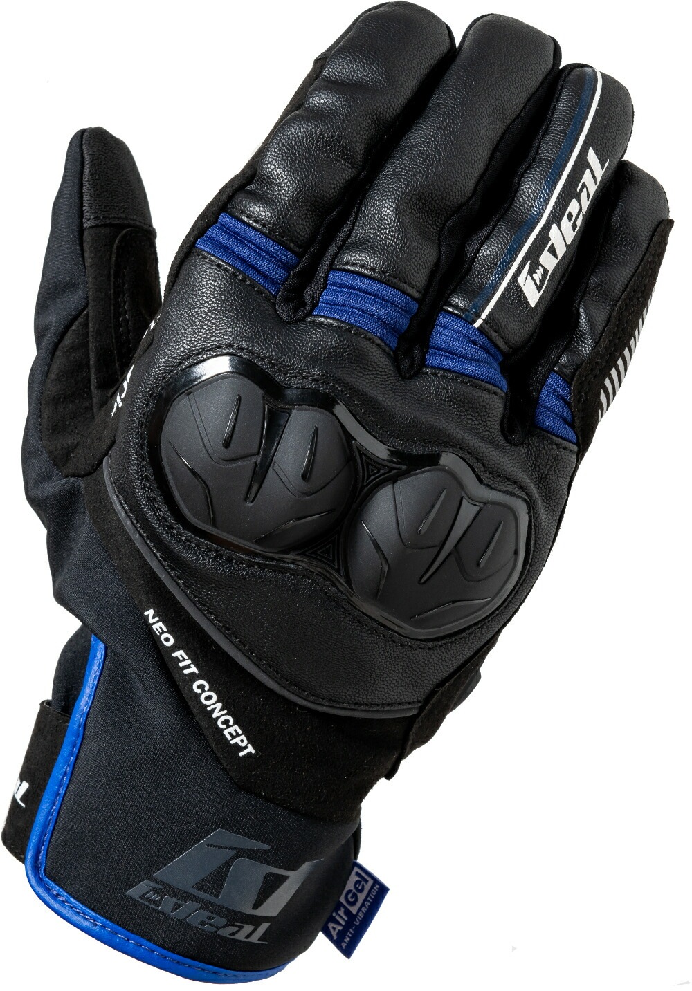 山城(yamashiro) IDEAL アイディール バイク用 グローブ 秋冬モデル ID-107 WEDGE (ウェッジ) ブルー XLサイズ ID107BL/XL