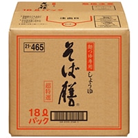 高評価なギフト 【ヒゲタ醤油】 超特選そば膳(BIB) 18L 常温 醤油
